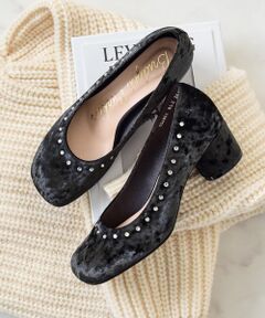 Bridget Birkin / ブリジットバーキン パンプス | 【BRIDGET BIRKIN】トップラインビジューオブリークパンプス