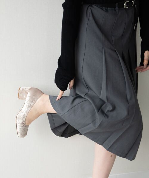 Bridget Birkin / ブリジットバーキン パンプス | 【BRIDGET BIRKIN】トップラインビジューオブリークパンプス | 詳細17