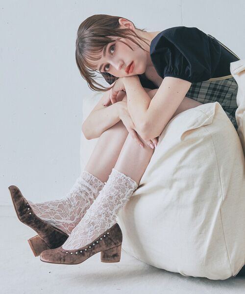 Bridget Birkin / ブリジットバーキン パンプス | 【BRIDGET BIRKIN】トップラインビジューオブリークパンプス | 詳細26