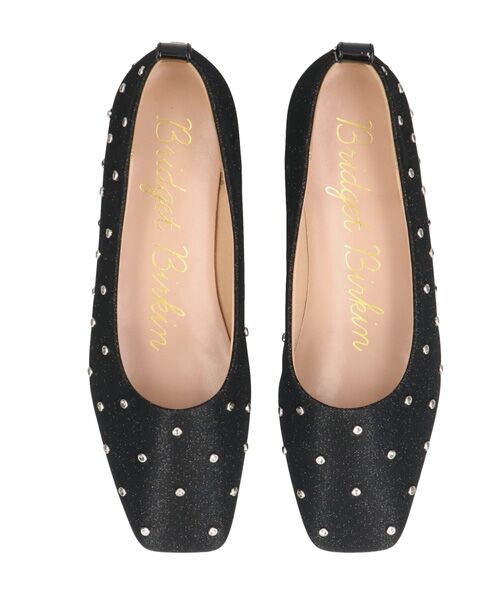 Bridget Birkin / ブリジットバーキン フラットシューズ | 【BRIDGET BIRKIN】ドットビジューグリッターフラットシューズ | 詳細5