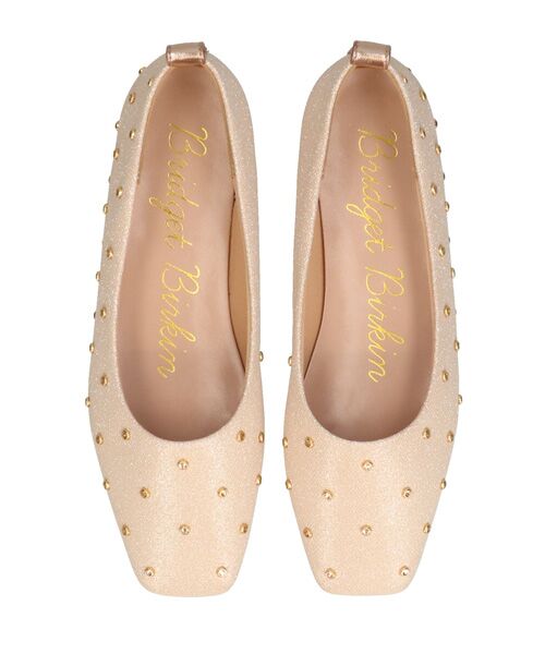 Bridget Birkin / ブリジットバーキン フラットシューズ | 【BRIDGET BIRKIN】ドットビジューグリッターフラットシューズ | 詳細14