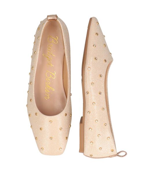 Bridget Birkin / ブリジットバーキン フラットシューズ | 【BRIDGET BIRKIN】ドットビジューグリッターフラットシューズ | 詳細15