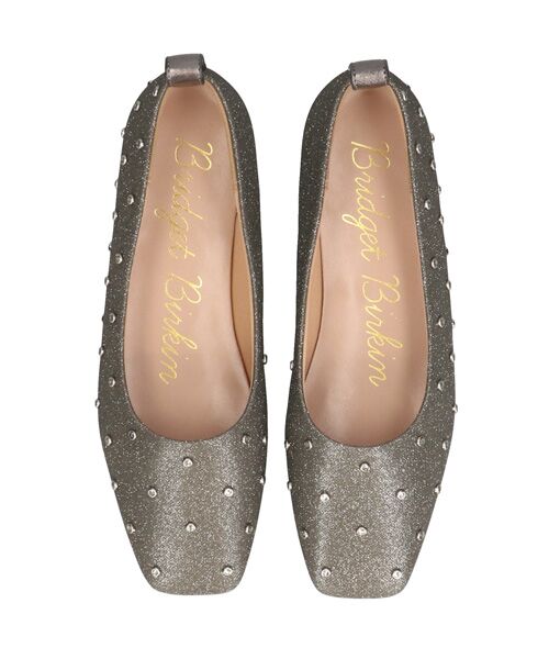 Bridget Birkin / ブリジットバーキン フラットシューズ | 【BRIDGET BIRKIN】ドットビジューグリッターフラットシューズ | 詳細23