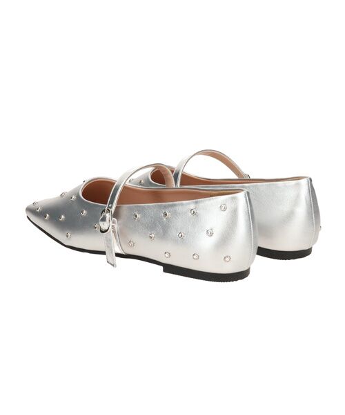 Bridget Birkin / ブリジットバーキン フラットシューズ | 【BRIDGET BIRKIN】ドットビジューメリージェーンシューズ | 詳細13