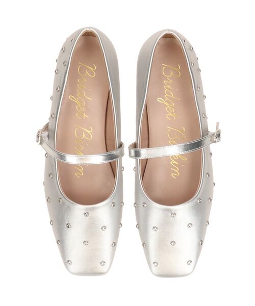 Bridget Birkin / ブリジットバーキン フラットシューズ | 【BRIDGET BIRKIN】ドットビジューメリージェーンシューズ | 詳細15