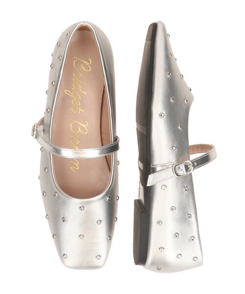 Bridget Birkin / ブリジットバーキン フラットシューズ | 【BRIDGET BIRKIN】ドットビジューメリージェーンシューズ | 詳細16