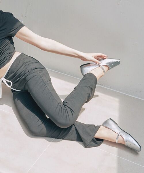 Bridget Birkin / ブリジットバーキン フラットシューズ | 【BRIDGET BIRKIN】ドットビジューメリージェーンシューズ | 詳細18