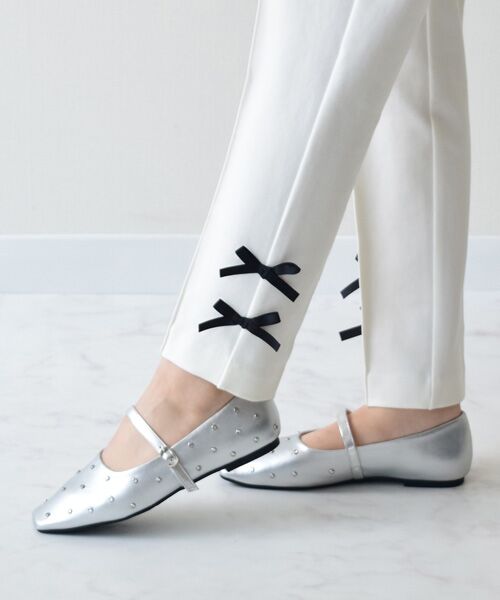 Bridget Birkin / ブリジットバーキン フラットシューズ | 【BRIDGET BIRKIN】ドットビジューメリージェーンシューズ | 詳細20