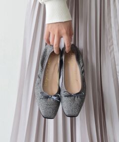 Bridget Birkin / ブリジットバーキン バレエシューズ | 【BRIDGET BIRKIN】スクエアデイリーバレエシューズ