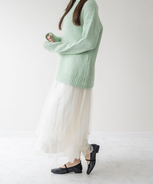 Bridget Birkin / ブリジットバーキン バレエシューズ | 【BRIDGET BIRKIN】エラスティックバンドスクエアバレエシューズ | 詳細9