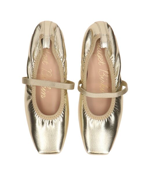 Bridget Birkin / ブリジットバーキン バレエシューズ | 【BRIDGET BIRKIN】エラスティックバンドスクエアバレエシューズ | 詳細14