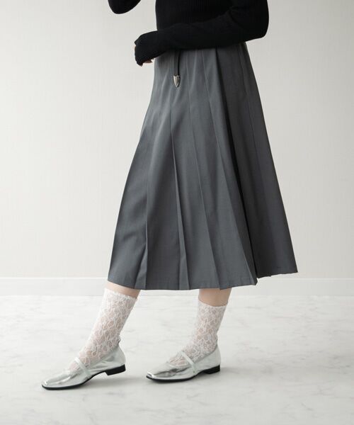 Bridget Birkin / ブリジットバーキン バレエシューズ | 【BRIDGET BIRKIN】エラスティックバンドスクエアバレエシューズ | 詳細27