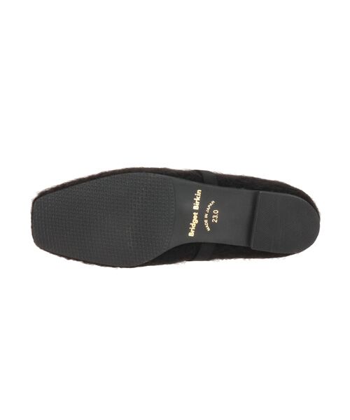 Bridget Birkin / ブリジットバーキン バレエシューズ | 【BRIDGET BIRKIN】エラスティックバンドもこもこスクエアバレエシューズ | 詳細7