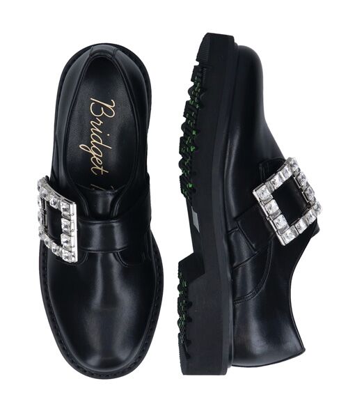 Bridget Birkin / ブリジットバーキン ビジネス・ドレスシューズ | 【BRIDGET BIRKIN】スクエアサイドビジューローファー | 詳細6