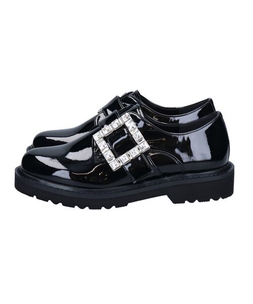 Bridget Birkin / ブリジットバーキン ビジネス・ドレスシューズ | 【BRIDGET BIRKIN】スクエアサイドビジューローファー | 詳細11