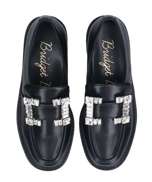 Bridget Birkin / ブリジットバーキン ビジネス・ドレスシューズ | 【BRIDGET BIRKIN】スクエアビジューローファー | 詳細5