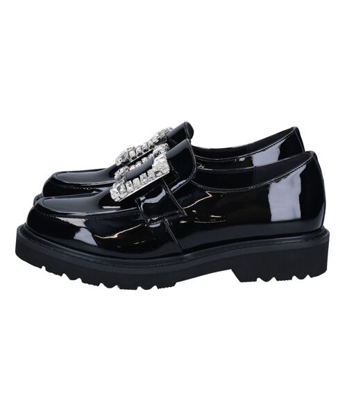 Bridget Birkin / ブリジットバーキン ビジネス・ドレスシューズ | 【BRIDGET BIRKIN】スクエアビジューローファー | 詳細11