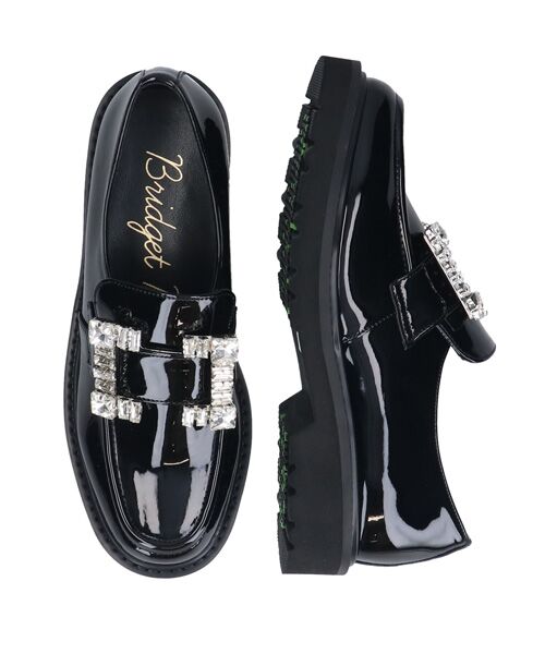 Bridget Birkin / ブリジットバーキン ビジネス・ドレスシューズ | 【BRIDGET BIRKIN】スクエアビジューローファー | 詳細15