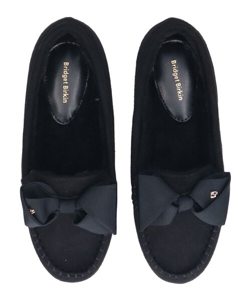 Bridget Birkin / ブリジットバーキン フラットシューズ | 【BRIDGET BIRKIN】グログランリボンモカシンシューズ | 詳細5