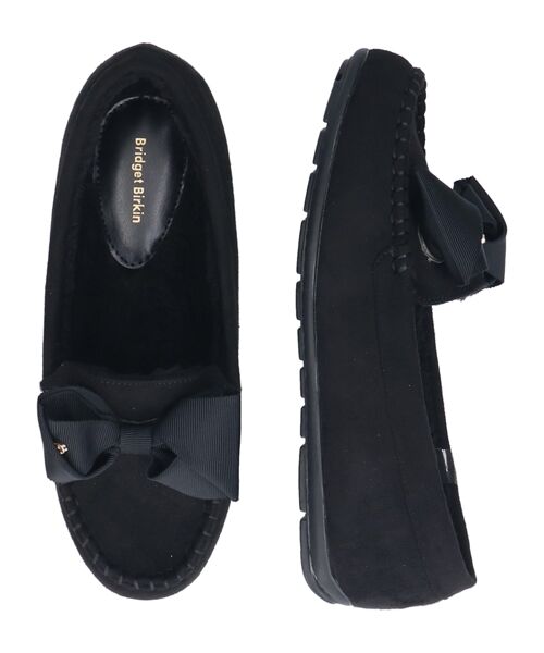 Bridget Birkin / ブリジットバーキン フラットシューズ | 【BRIDGET BIRKIN】グログランリボンモカシンシューズ | 詳細7