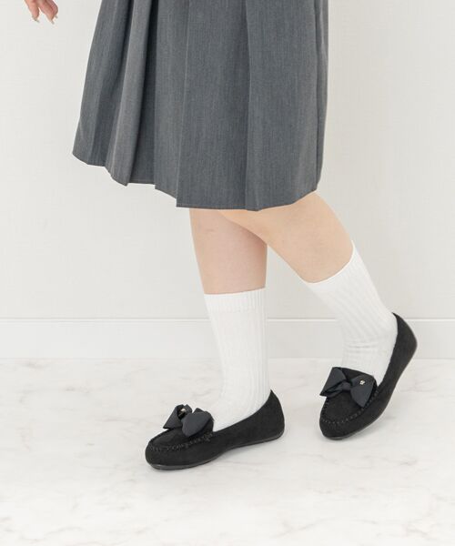 Bridget Birkin / ブリジットバーキン フラットシューズ | 【BRIDGET BIRKIN】グログランリボンモカシンシューズ | 詳細8