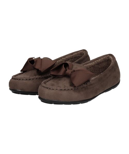 Bridget Birkin / ブリジットバーキン フラットシューズ | 【BRIDGET BIRKIN】グログランリボンモカシンシューズ | 詳細9