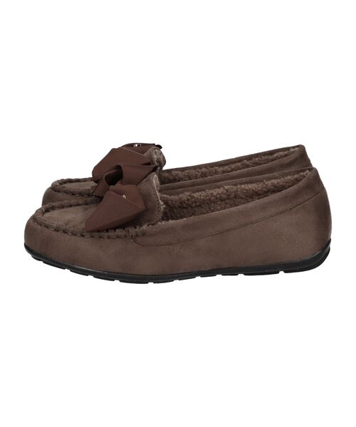 Bridget Birkin / ブリジットバーキン フラットシューズ | 【BRIDGET BIRKIN】グログランリボンモカシンシューズ | 詳細10