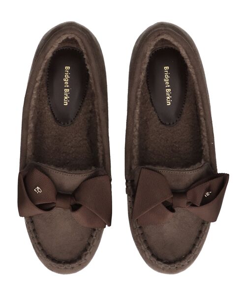 Bridget Birkin / ブリジットバーキン フラットシューズ | 【BRIDGET BIRKIN】グログランリボンモカシンシューズ | 詳細13