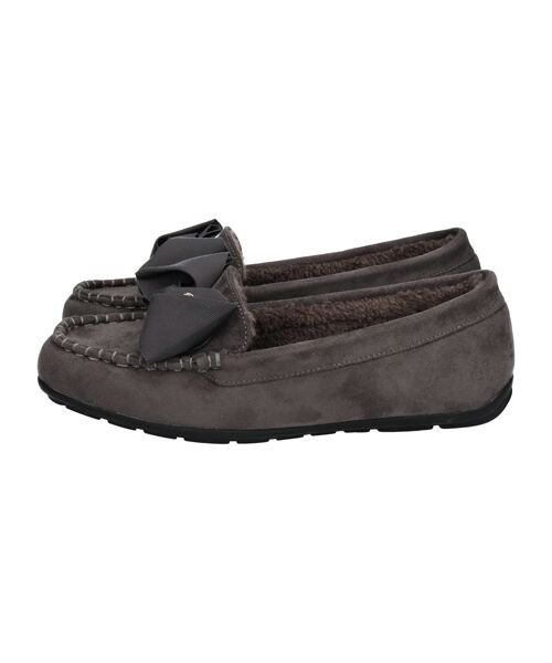 Bridget Birkin / ブリジットバーキン フラットシューズ | 【BRIDGET BIRKIN】グログランリボンモカシンシューズ | 詳細24