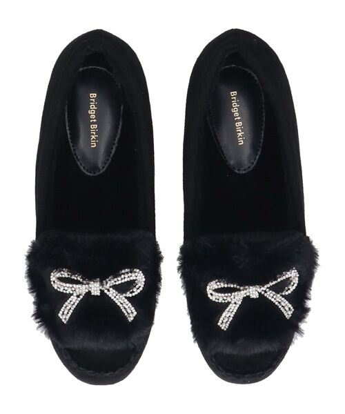 Bridget Birkin / ブリジットバーキン フラットシューズ | 【BRIDGET BIRKIN】キラキラリボンムートンシューズ | 詳細5