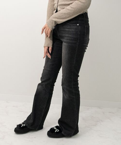 Bridget Birkin / ブリジットバーキン フラットシューズ | 【BRIDGET BIRKIN】キラキラリボンムートンシューズ | 詳細8