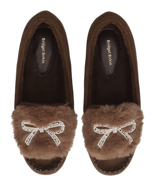Bridget Birkin / ブリジットバーキン フラットシューズ | 【BRIDGET BIRKIN】キラキラリボンムートンシューズ | 詳細23