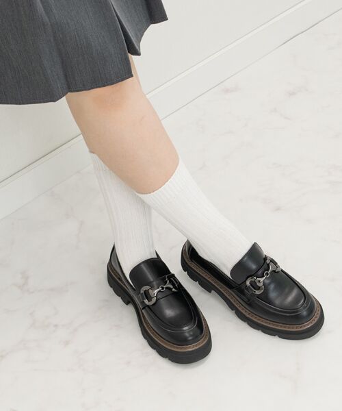 Bridget Birkin / ブリジットバーキン ビジネス・ドレスシューズ | 【BRIDGET BIRKIN】ダブルステッチビットローファー | 詳細8