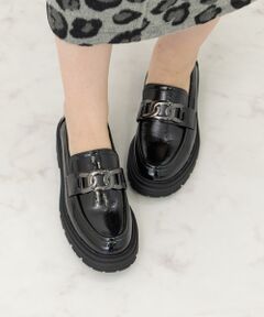 Bridget Birkin / ブリジットバーキン ビジネス・ドレスシューズ | 【BRIDGET BIRKIN】チェーンベルトローファー