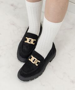 Bridget Birkin / ブリジットバーキン ビジネス・ドレスシューズ | 【BRIDGET BIRKIN】チェーンベルトローファー