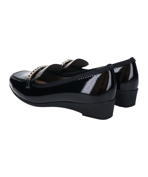 Bridget Birkin / ブリジットバーキン パンプス | 【BRIDGET BIRKIN WALK】チェーンモチーフローファーウォーキングパンプス | 詳細4