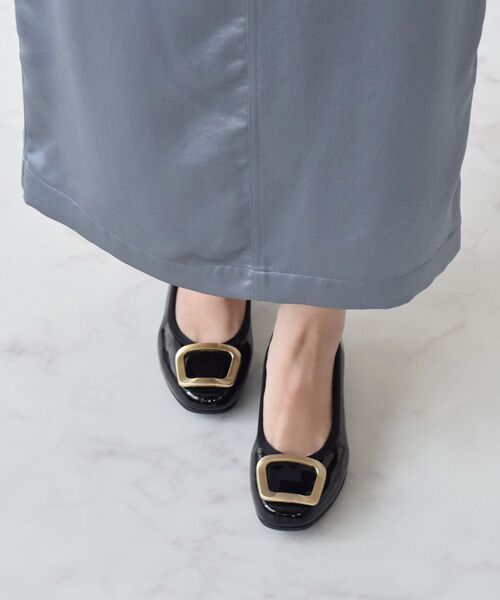 Bridget Birkin / ブリジットバーキン パンプス | 【BRIDGET BIRKIN WALK】メタルバックルウォーキングパンプス | 詳細8