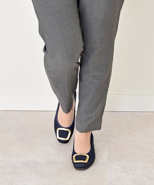 Bridget Birkin / ブリジットバーキン パンプス | 【BRIDGET BIRKIN WALK】メタルバックルウォーキングパンプス | 詳細29