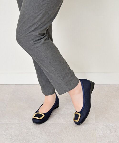 Bridget Birkin / ブリジットバーキン パンプス | 【BRIDGET BIRKIN WALK】メタルバックルウォーキングパンプス | 詳細30