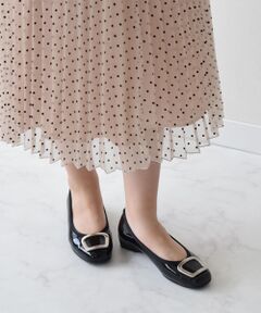 Bridget Birkin / ブリジットバーキン パンプス | 【BRIDGET BIRKIN WALK】メタルバックルウォーキングパンプス