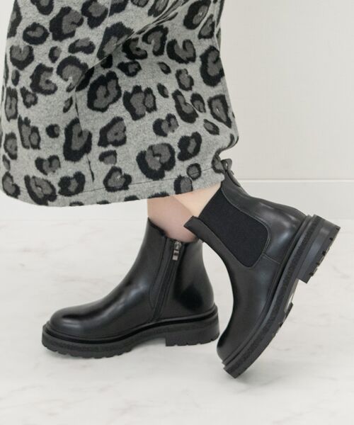 Bridget Birkin/ブリジットバーキン 【BRIDGET BIRKIN】バックループサイドゴアブーツ ブラック 36 Bridget Birkin/ブリジットバーキン 【BRIDGET BIRKIN】バックループサイドゴアブーツ ブラック 36