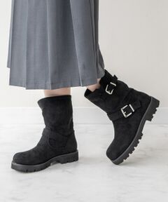 Bridget Birkin / ブリジットバーキン ブーツ（ショート丈） | 【BRIDGET BIRKIN】オブリークトウエンジニアブーツ