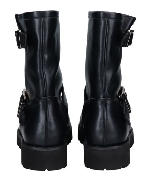 Bridget Birkin / ブリジットバーキン ブーツ(ショート丈) | 【BRIDGET BIRKIN】オブリークトウエンジニアブーツ | 詳細4