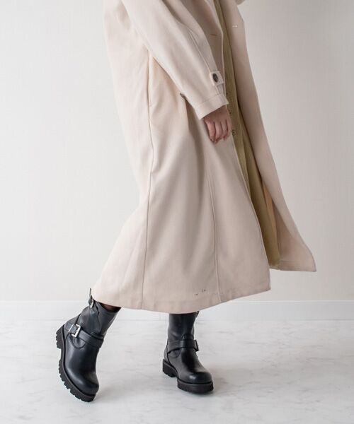 Bridget Birkin / ブリジットバーキン ブーツ(ショート丈) | 【BRIDGET BIRKIN】オブリークトウエンジニアブーツ | 詳細9