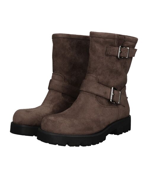 Bridget Birkin / ブリジットバーキン ブーツ(ショート丈) | 【BRIDGET BIRKIN】オブリークトウエンジニアブーツ | 詳細20