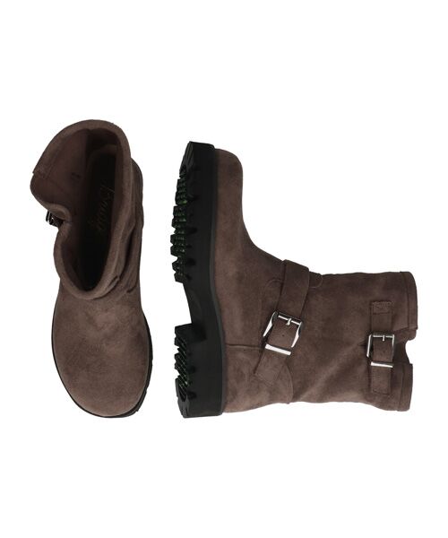 Bridget Birkin / ブリジットバーキン ブーツ(ショート丈) | 【BRIDGET BIRKIN】オブリークトウエンジニアブーツ | 詳細27