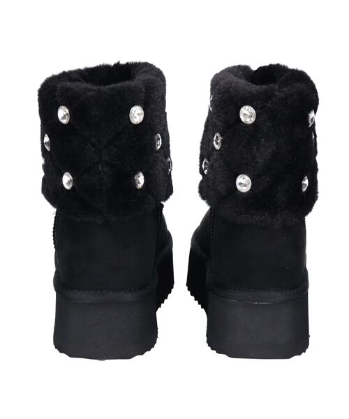 Bridget Birkin / ブリジットバーキン ブーツ（ショート丈） | 【BRIDGET BIRKIN】キルティングビジュームートンブーツ | 詳細4