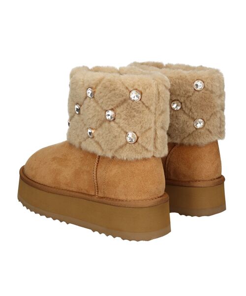 Bridget Birkin / ブリジットバーキン ブーツ（ショート丈） | 【BRIDGET BIRKIN】キルティングビジュームートンブーツ | 詳細12