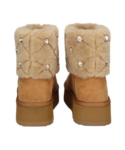 Bridget Birkin / ブリジットバーキン ブーツ（ショート丈） | 【BRIDGET BIRKIN】キルティングビジュームートンブーツ | 詳細13