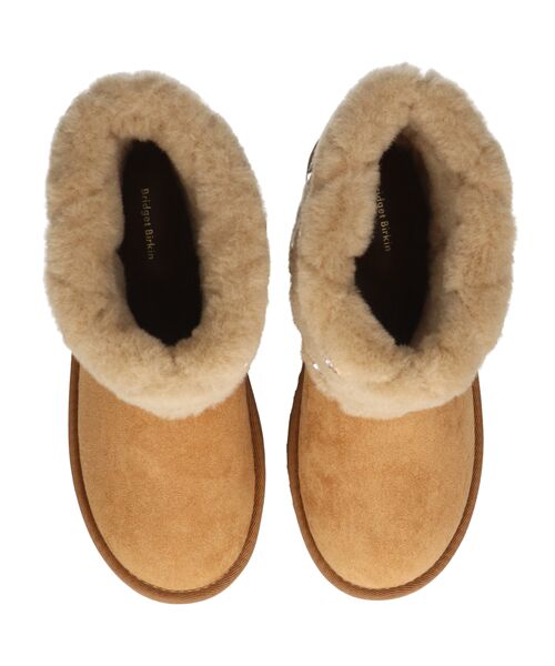 Bridget Birkin / ブリジットバーキン ブーツ（ショート丈） | 【BRIDGET BIRKIN】キルティングビジュームートンブーツ | 詳細14